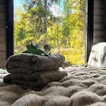 Lapland Landscape Xxl With Nature View, Sauna, Fireplace & Kitchen, Sodankylae, Luosto, Fell Village *