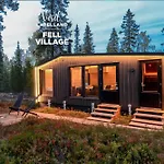 Lapland Landscape Xxl With Nature View, Sauna, Fireplace & Kitchen, Sodankylae, Luosto, Fell Village 度假居 洛斯托