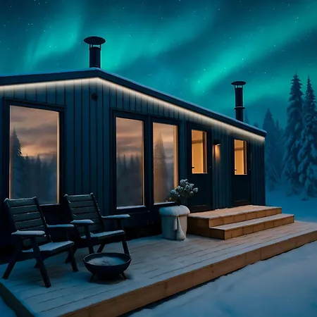 Dom wakacyjny Landscape - Fell Village Xxl, Nature View With Sauna And Fireplace, Yllaes 5min *